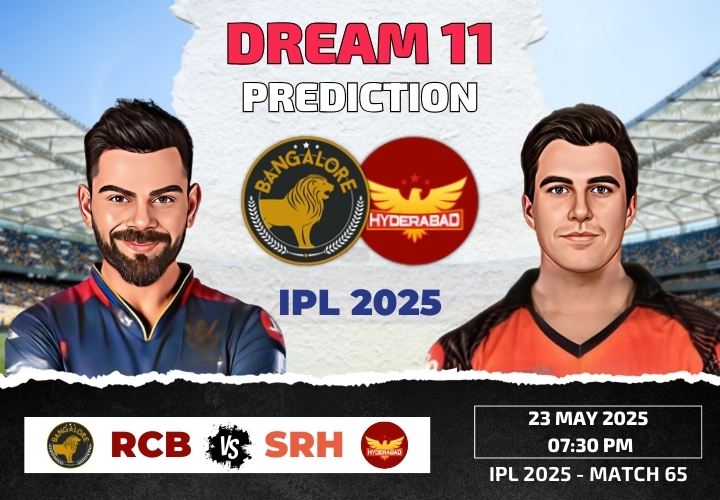 RCB vs SRH Dream11 Team Prediction IPL 2025