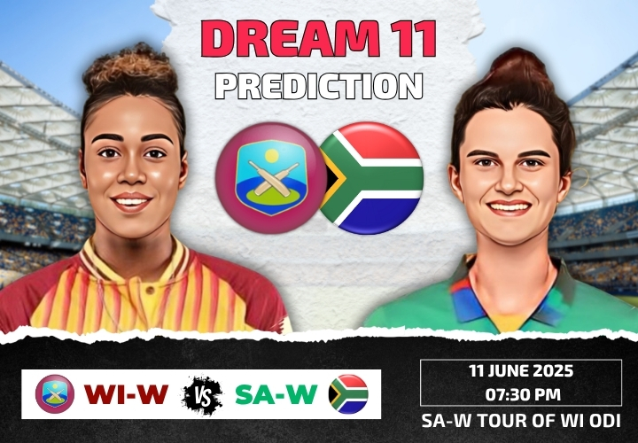 WI-W vs SA-W 1st ODI Dream11 Prediction – Today Match Tips