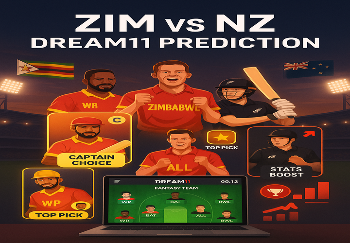 ZIM vs NZ Dream11 Prediction: Best Fantasy Picks for Today’s Match